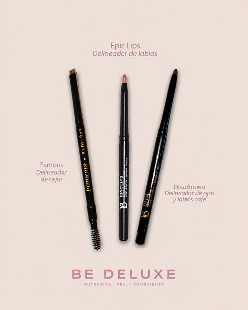 POWER BEAUTY | Kit para labios, cejas y ojos